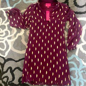 Lily Pulitzer Shea Silk Dress NWT